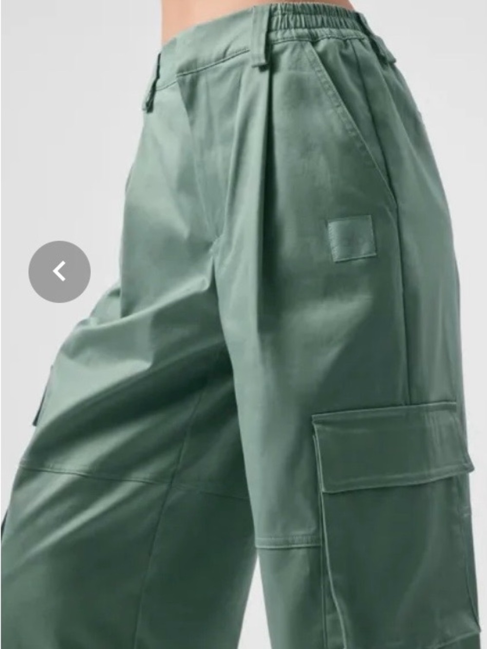 ALO Yoga Mint Green Patch Logo Sweatpants - Picture 3 of 11